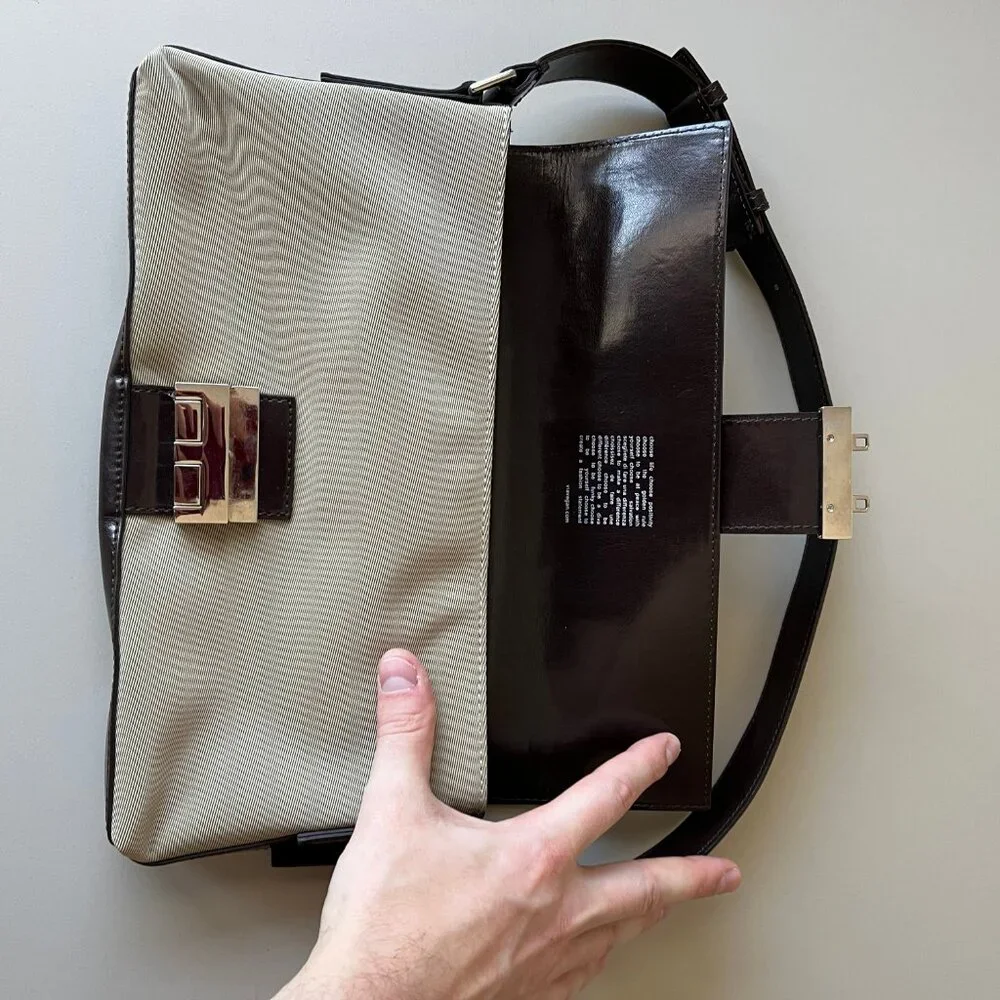 Matt & Nat Womens Bag Vegan Leather Brown Clutch Purse Montreal Rare - Picture 9 of 11